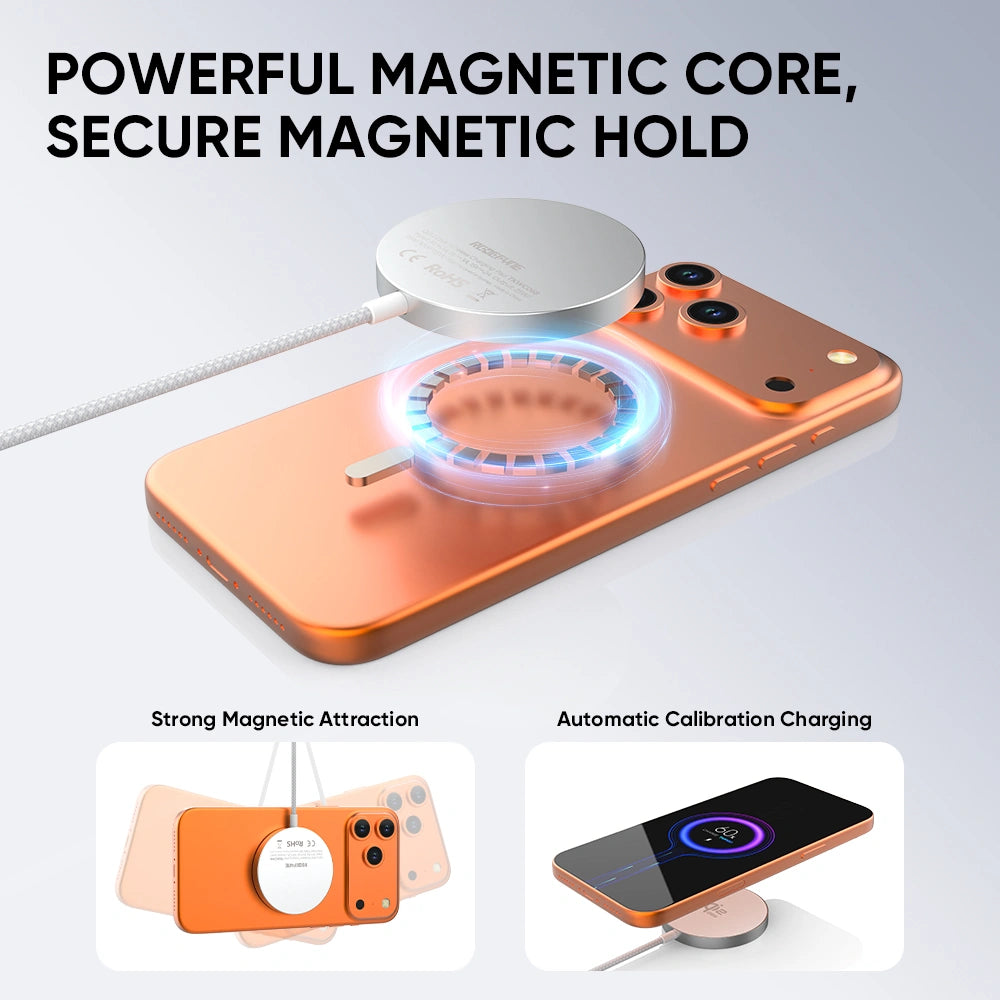REDEFYNE Qi2.2 charging pad, magnet ring detail