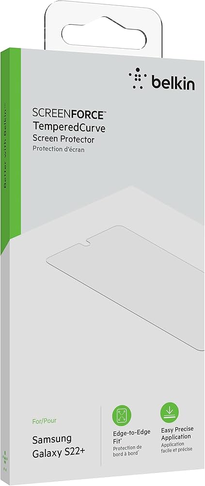 Belkin ScreenForce™ TemperedCurve Screen Protector s22+ (New)