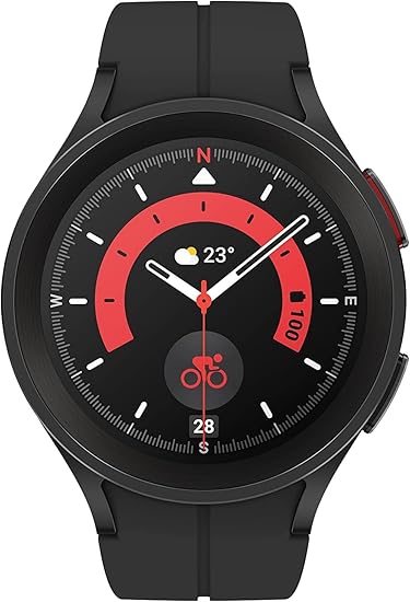 Samsung Galaxy Watch5 Pro (45mm, Bluetooth) – Black Titanium – Grade B – Pre-Loved