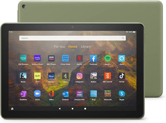 Amazon Fire HD 10 (11th Gen, 1080p FHD, Android Tablet - Green, New)