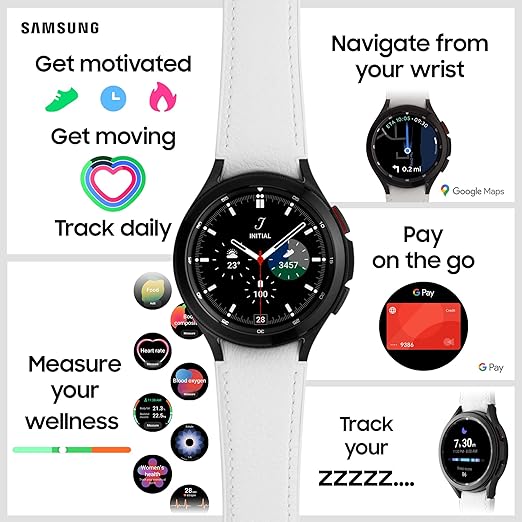 Samsung Galaxy Watch4 (44mm, Bluetooth) – Silver – Grade B – Pre-Loved