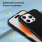 iPhone 17 Pro Hybrid Beatles Shockproof Case Cover with Magnetic Ring — Black