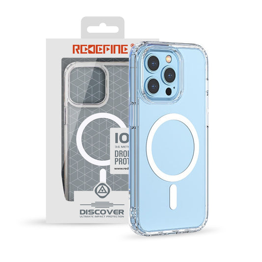 iPhone 13 Pro Re-Define Heavy Duty Transparent Case Cover with Magnetic Ring