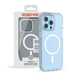 iPhone 13 Pro Re-Define Heavy Duty Transparent Case Cover with Magnetic Ring