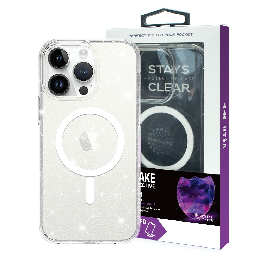 UTIA Glitter Case for iPhone 15 Pro — Shiny Clear