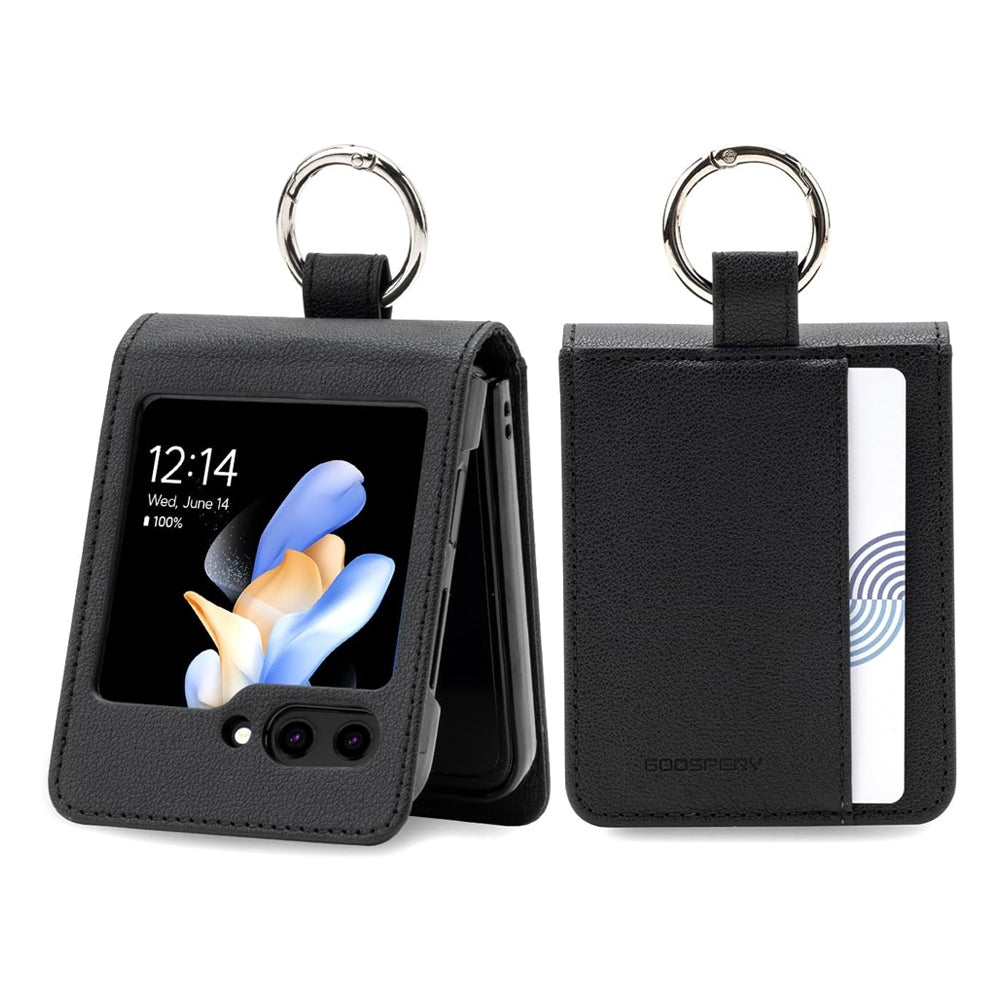 Samsung Galaxy Z Flip6 Mercury Basic Diary Case — Black