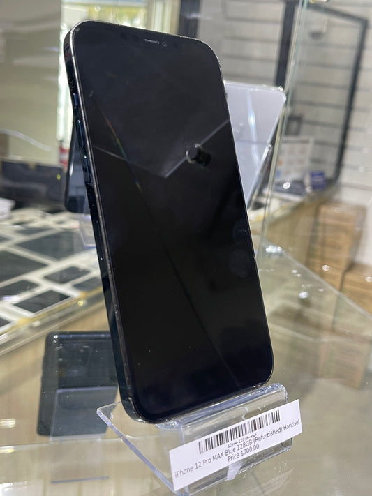 iPhone 12 Pro MAX  Blue 128GB (Refurbished) Handset
