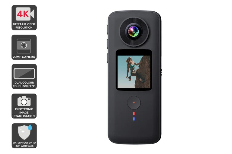 Kogan 4K Pocket Action Camera – As New (Opened Box)