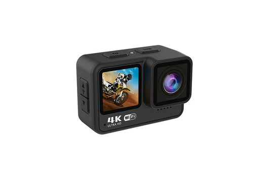 Kogan 4K Dual Touchscreen Waterproof Action Camera – As New