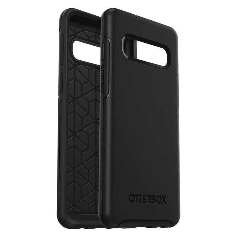 OtterBox Symmetry Series Case for Galaxy S10+ - Retail Packaging - (Black)