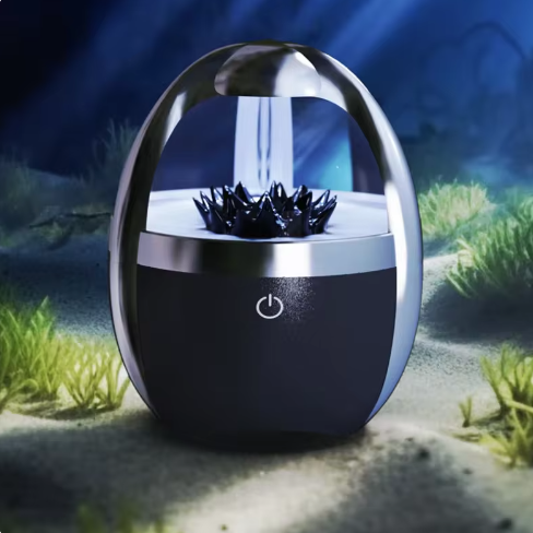 Dancing Ferrofluid Speaker | Venom Black Magnetic Fluid Sound Visualizer | Wireless Whale Drop Desk Toy