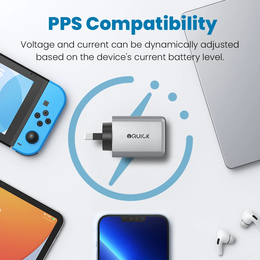 iQuick Nano Energy 2 45W - ports