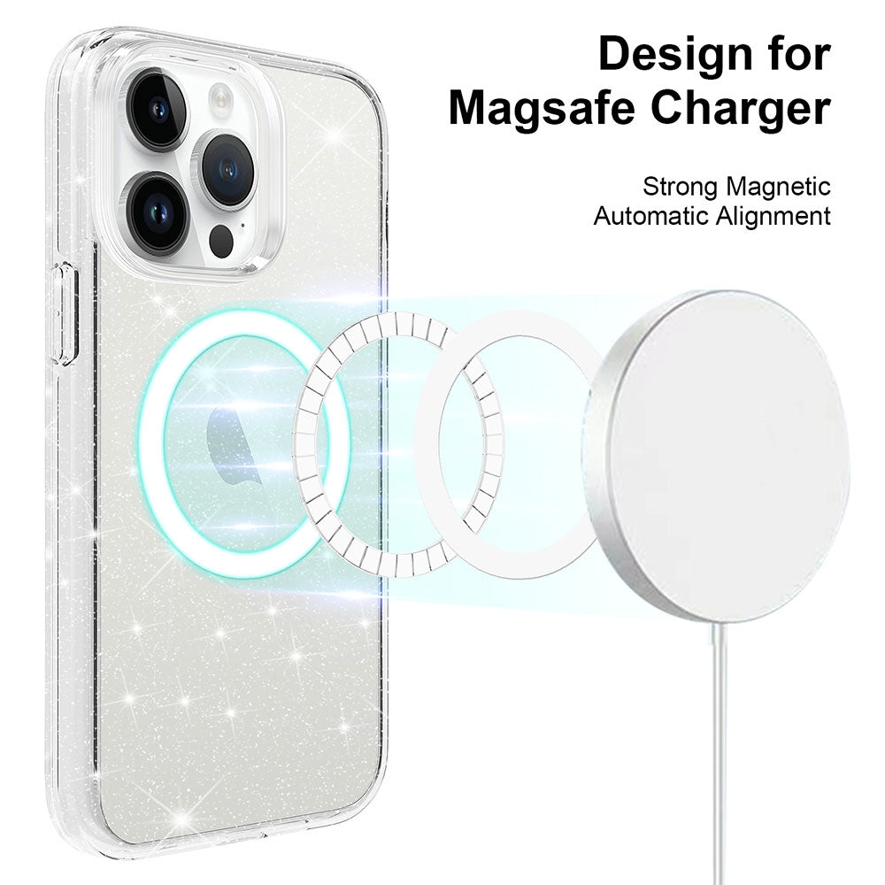 UTIA Glitter Case for iPhone 15 Pro — Shiny Clear
