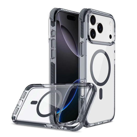 iPhone 17 Pro Max REDEFINE Echo Wave Transparent Case - Black