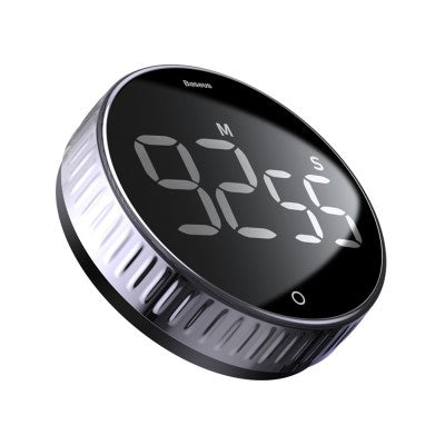 Baseus Heyo Rotation Countdown Timer – Black – Brand New