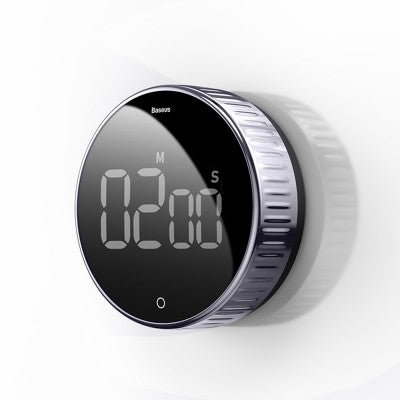 Baseus Heyo Rotation Countdown Timer – Black – Brand New