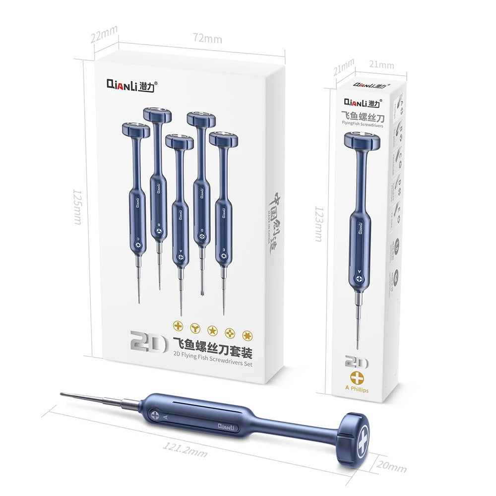 QianLi 2D Flyfish Screwdriver Professional Mobile Phone Repair