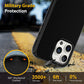 iPhone 17 Pro Hybrid Beatles Shockproof Case Cover with Magnetic Ring — Black