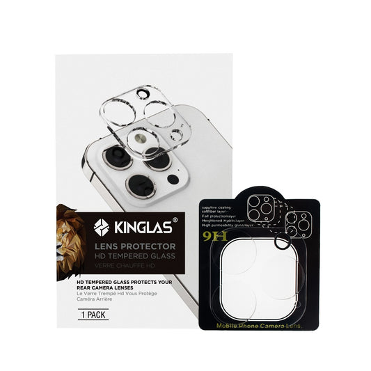 Kinglas 3D Transparent Camera Lens Protector Film — iPhone 15 Pro / 15 Pro Max