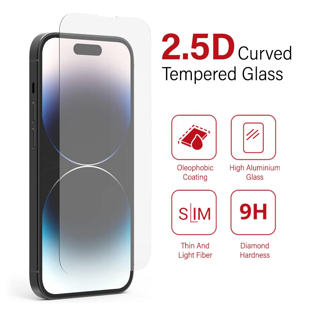 Kinglas Tempered Glass Screen Protector — iPhone 16 / 15 / 15 Pro