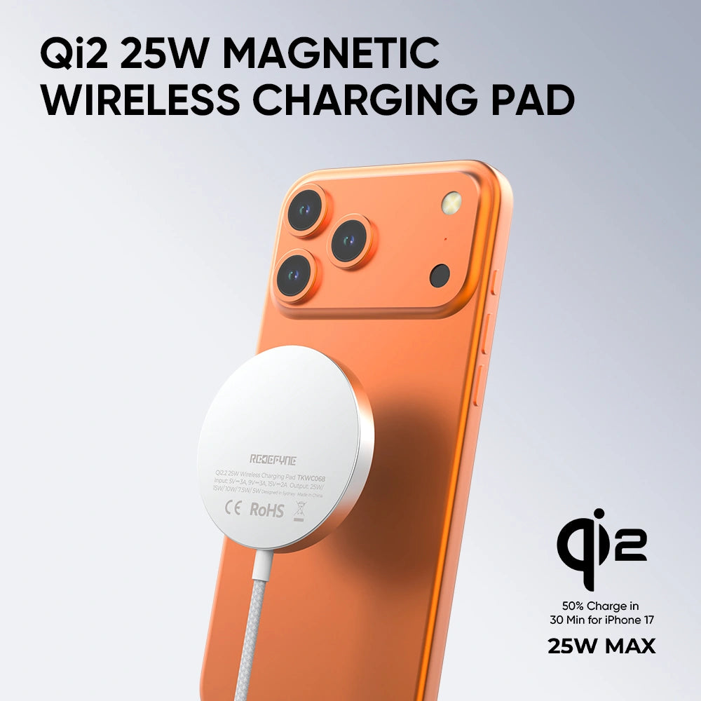REDEFYNE Qi2.2 charging pad, aluminium alloy shell