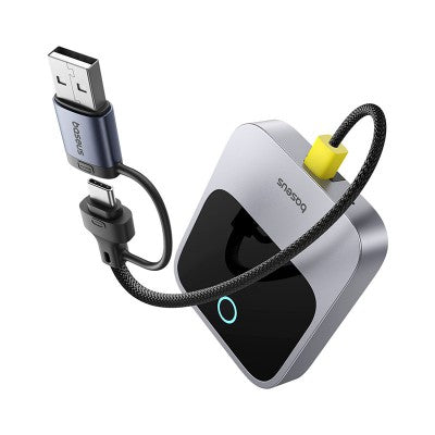 Baseus SafeJourney Series Wireless CarPlay Adapter – Space Grey – Brand New