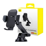 Baseus UltraControl Go Series Clamp-Type Phone Holder (Suction Cup Version)-Cluster Black