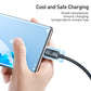 Baseus Crystal Shine Series Fast-Charging USB-A to USB-C Cable – 100 W, 2 m (Black)