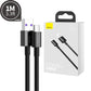 Baseus Superior Series Fast-Charging USB-A to USB-C Cable – 66 W, 2 m (Black/White)