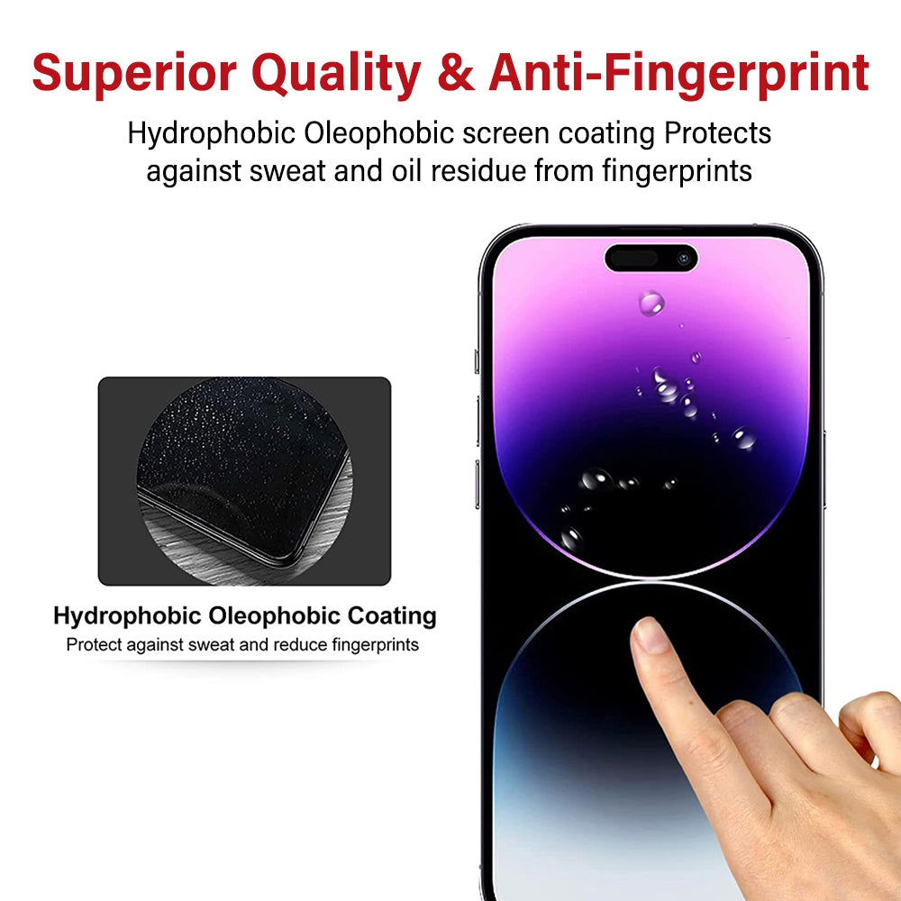 Kinglas Tempered Glass Screen Protector — iPhone 16 / 15 / 15 Pro