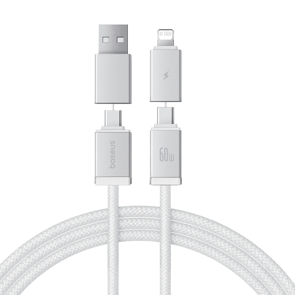 Baseus Versatile 4-in-1 cable - White
