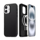 iPhone 17 Pro Hybrid Beatles Shockproof Case Cover with Magnetic Ring — Black