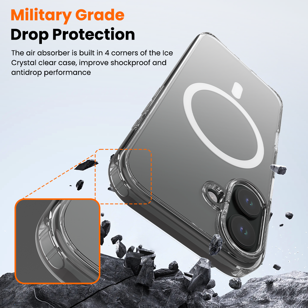 iPhone 16 Pro Max case anti-fall corner protection
