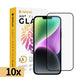 Kinglas 2.5D Full Coverage Silk Printing HD+ Glass Screen Protector — iPhone 16 Pro / 17 / 17 Pro