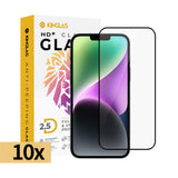 Kinglas 2.5D Full Coverage Silk Printing HD+ Glass Screen Protector — iPhone 16 Pro / 17 / 17 Pro