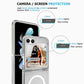 Samsung Galaxy Z Flip6 Ultimate Shockproof Transparent Case Cover with Magnetic Ring — Clear