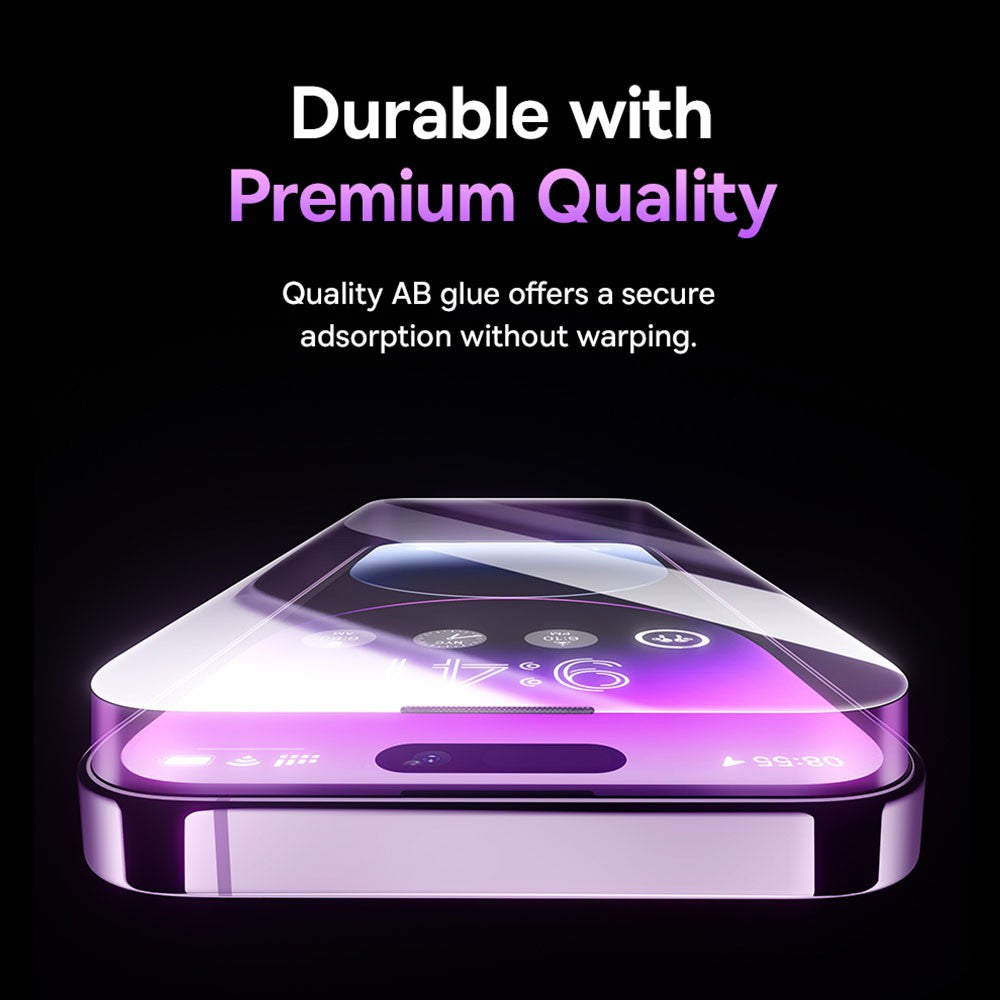 Baseus Sapphire Series HD Tempered-Glass Screen Protector (with Dust Filter) For iPhone 13 Pro Max / 14 Plus