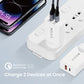 iQuick GaN II 30W PD3.0 + QC3.0 Dual-Port Charging Adapter – White