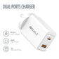 iQuick GaN II 45W PD3.0 + QC3.0 Dual Ports Charging Adapter