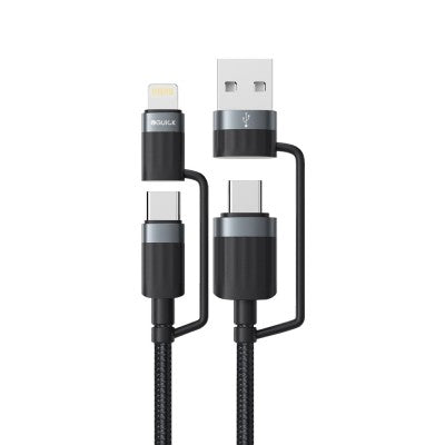 iQuick TransWire I Series 4-in-1 Charging & Data Cable – 1.2 m