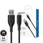 iQuick PVC USB-A to USB-C Fast-Charging Cable – 1 m
