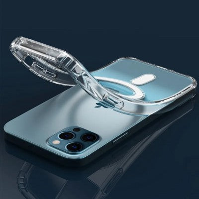 Clear Hybrid Magsafe Case Cover with Magnetic Ring for iPhone 13 Pro