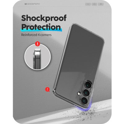 Mercury Transparent Jelly Case Cover for Samsung Galaxy S24 Ultra – Brand New