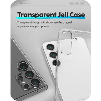 Mercury Transparent Jelly Case Cover for Samsung Galaxy S24 Ultra – Brand New