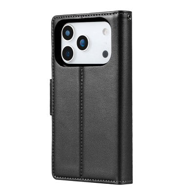 iPhone 17 Pro Max Hanman 2 in 1 Detachable Flip Leather Wallet Case With Magnetic Ring