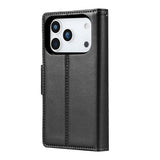 iPhone 17 Pro Max Hanman 2 in 1 Detachable Flip Leather Wallet Case With Magnetic Ring