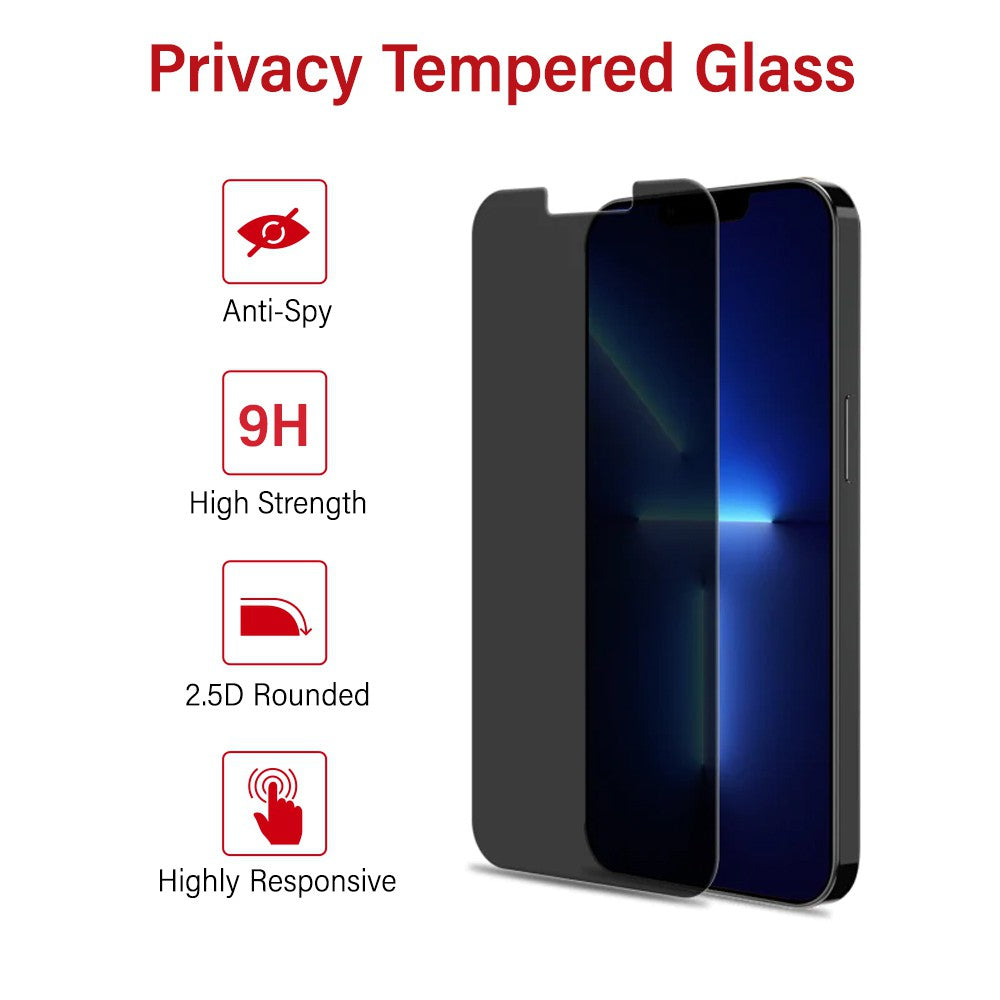 Privacy Tempered Glass Screen Protector For iPhone X / XS / 11 Pro