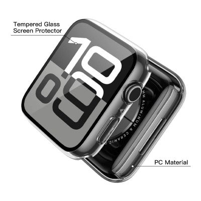 Re-Define Hard PC Case with Tempered Glass Screen Protector for Apple Watch Series 10 46mm – Brand New