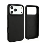 REDEFYNE liquid silicone case with magnetic ring for iPhone 17 Pro Max in Black