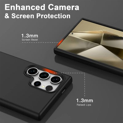 REDEFINE Liquid Silicone Case with Magnetic Ring for Samsung Galaxy S25 Ultra